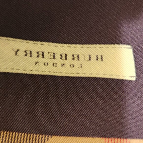Burberry Authentic Silk Scarf - Picture 7 of 7